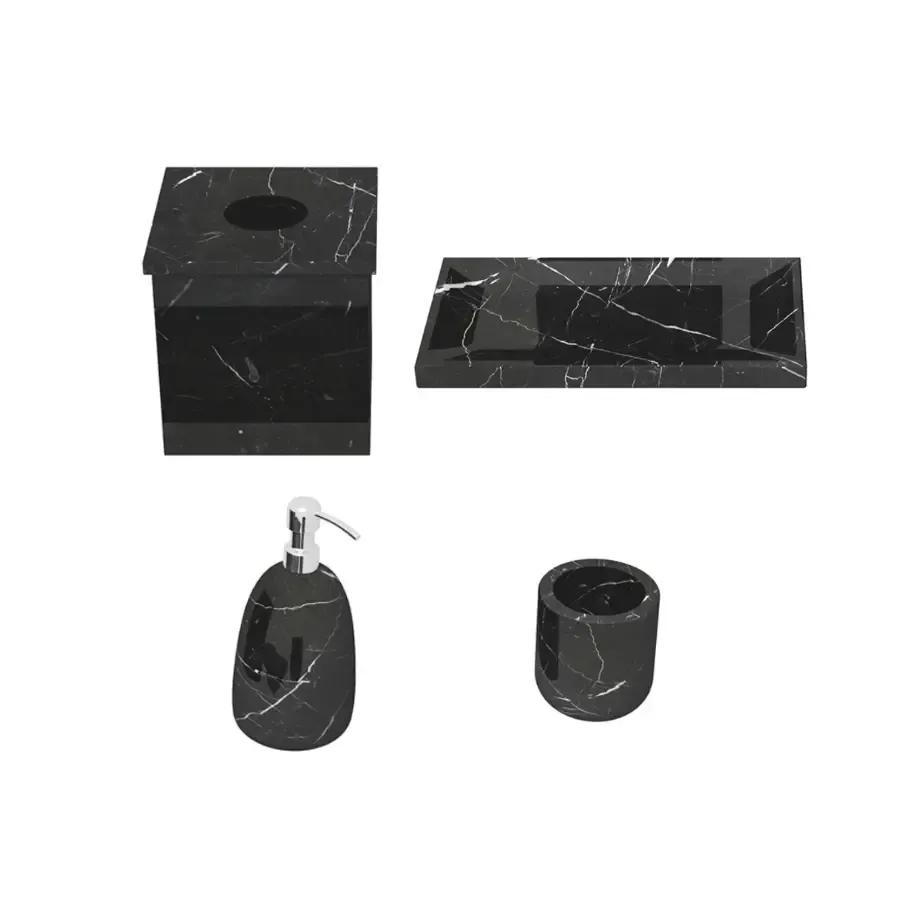 [SETBCHN] Set de Baño Chico (Mármol Negro).webp