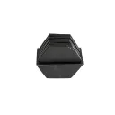 Portavasos Hexagonales Negro (Mármol Negro).webp