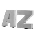 Set de Letras de Mármol blanco.webp