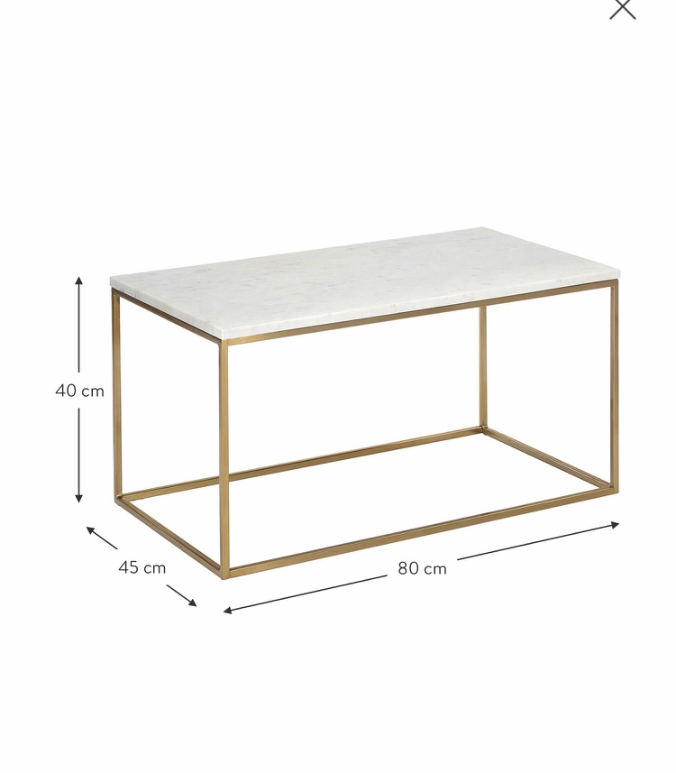 Mesa de Centro Cuadrada Galeana