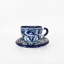 Taza con Plato Talavera AzulB.webp
