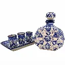 Set de Licorera con Charola y 3 Tequileros de Talavera_B.webp
