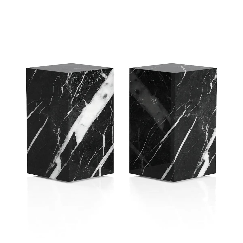 Set de Mesas Cubos Medianos (Mármol Negro)