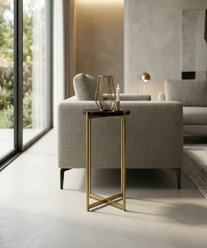 Mesa Lateral Café (Dorado)