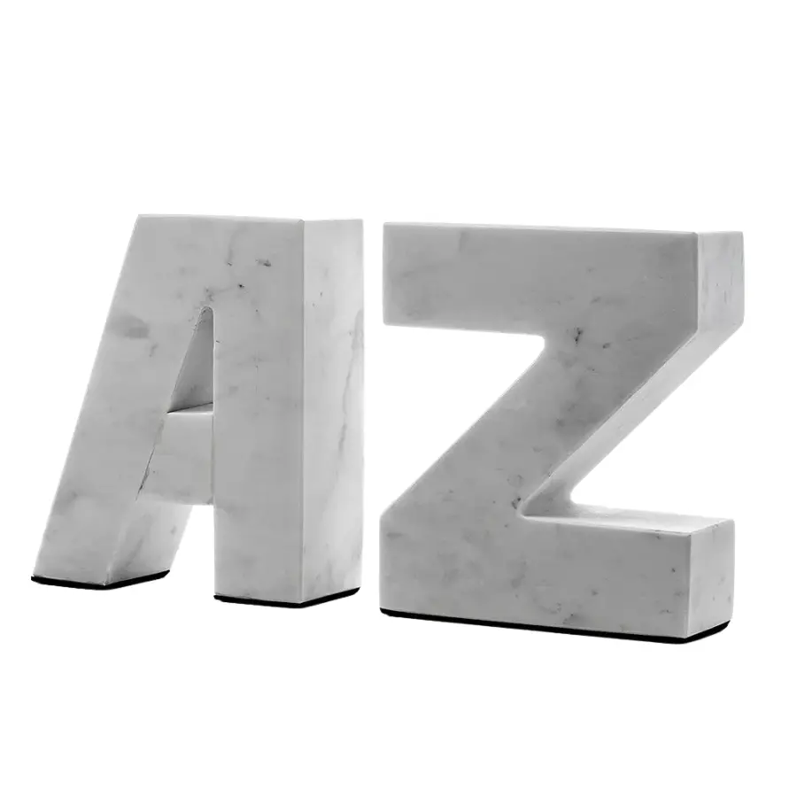 Set de Letras de Mármol