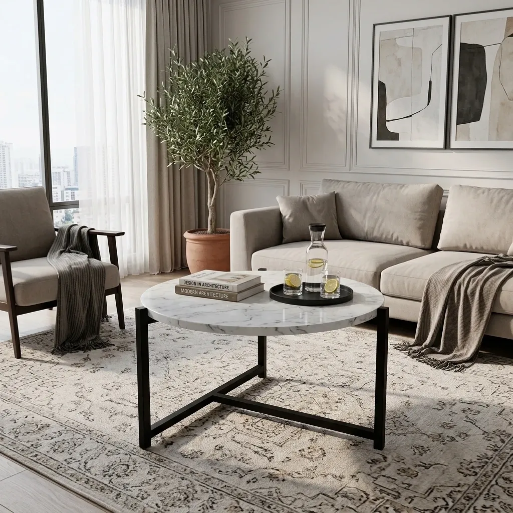 Isabel Round Coffee Table