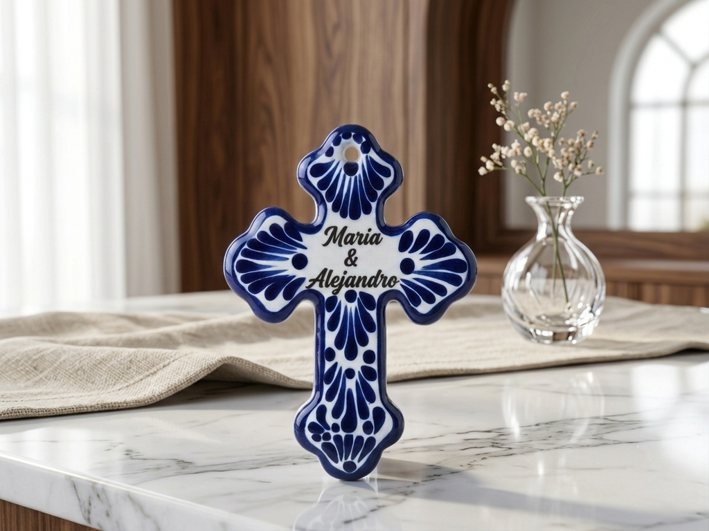 [TAL-CRZPSNLZ-B] Cruz Personalizada de Talavera