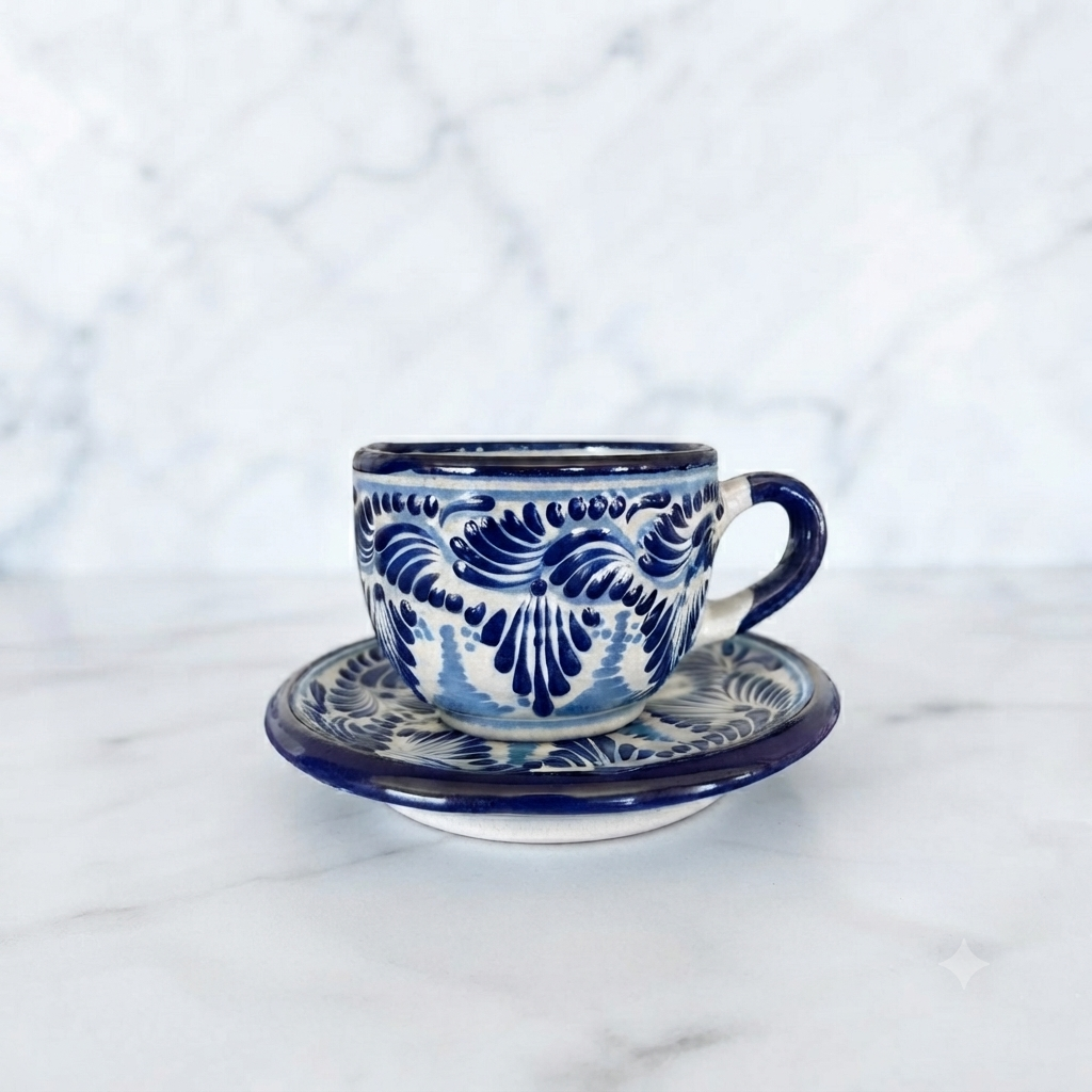 Juego de Té y Café de Talavera