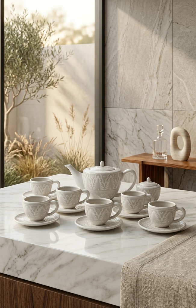 Set de Té de Talavera Contemporánea