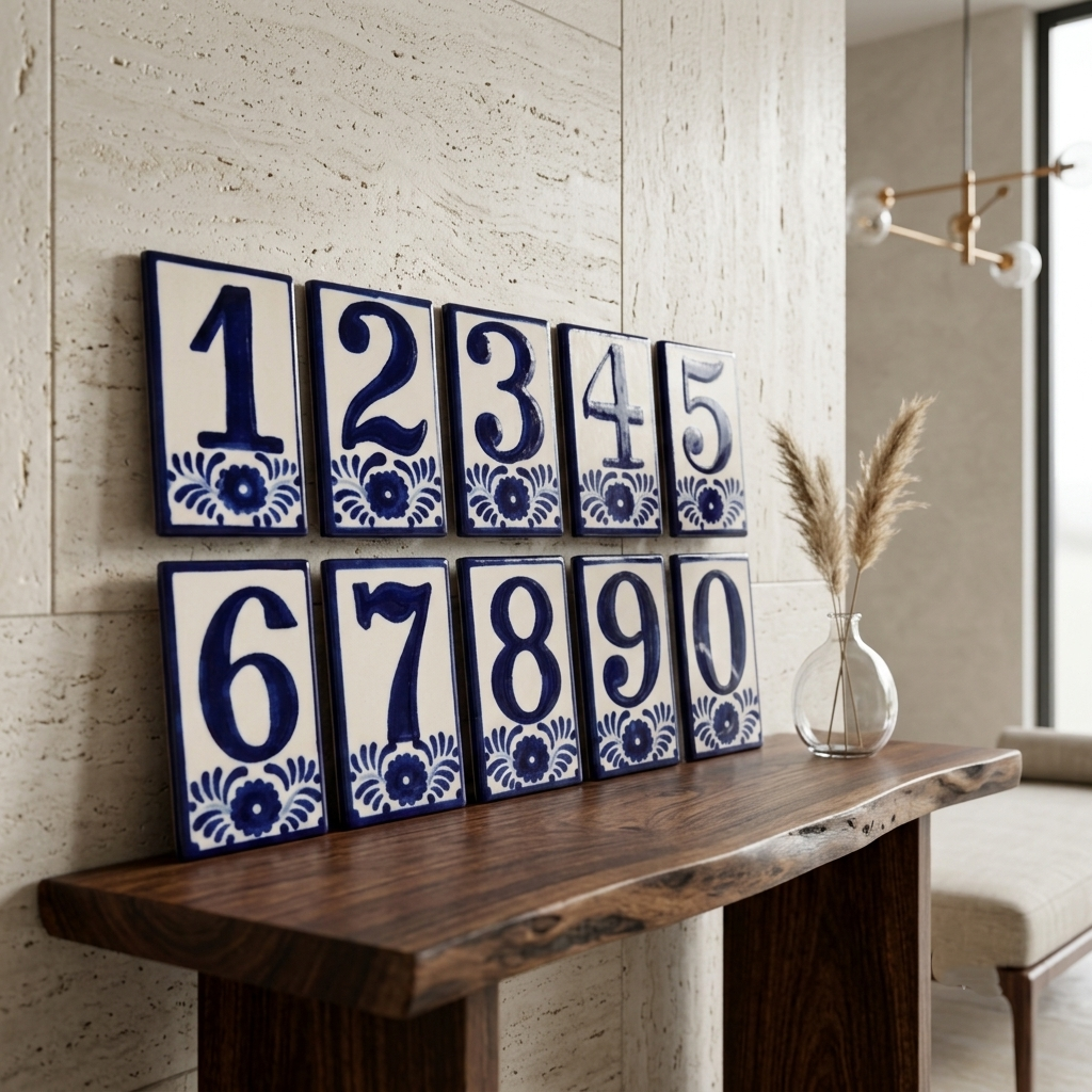 Números Residenciales de Talavera (Azul)