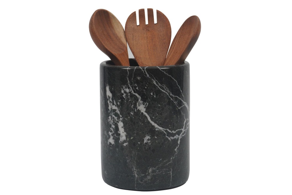 Porta Cucharas  (Mármol Negro)