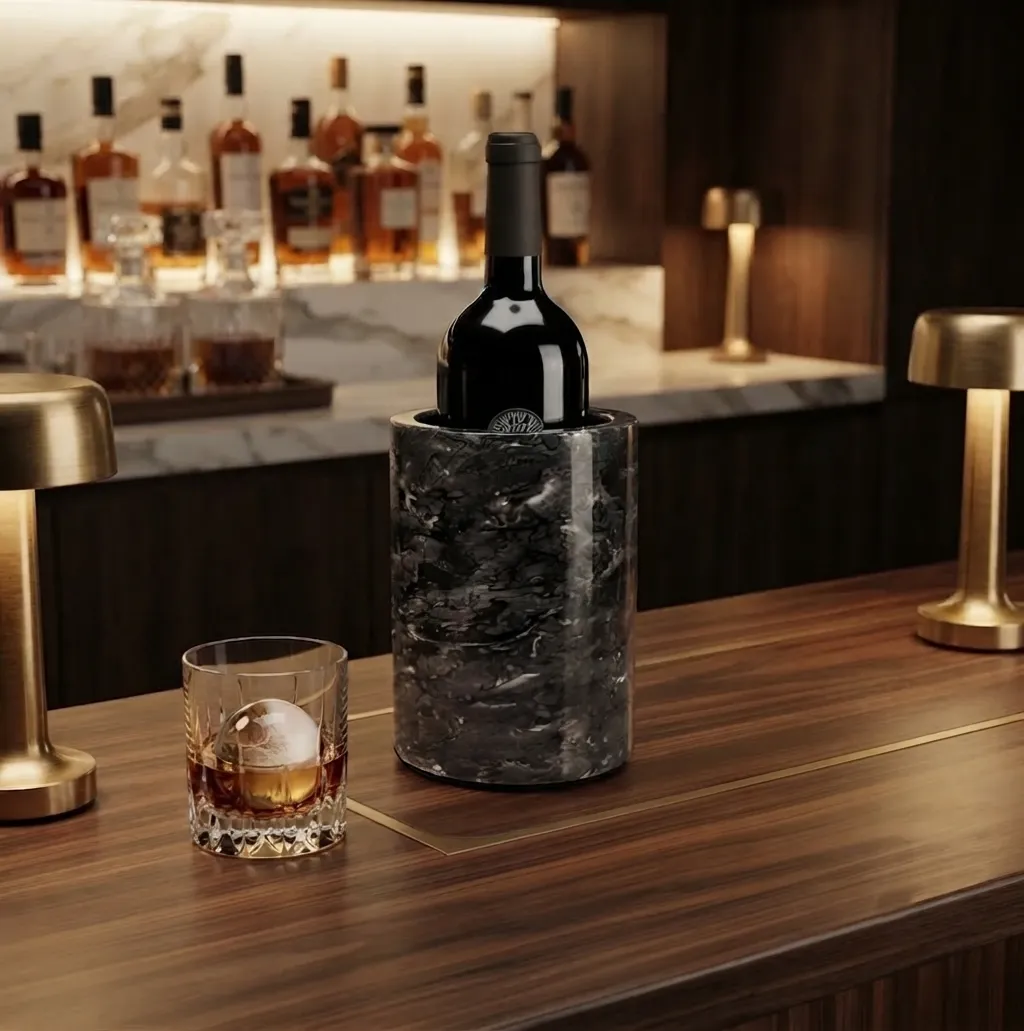 Enfriador de Botellas (Mármol Negro)